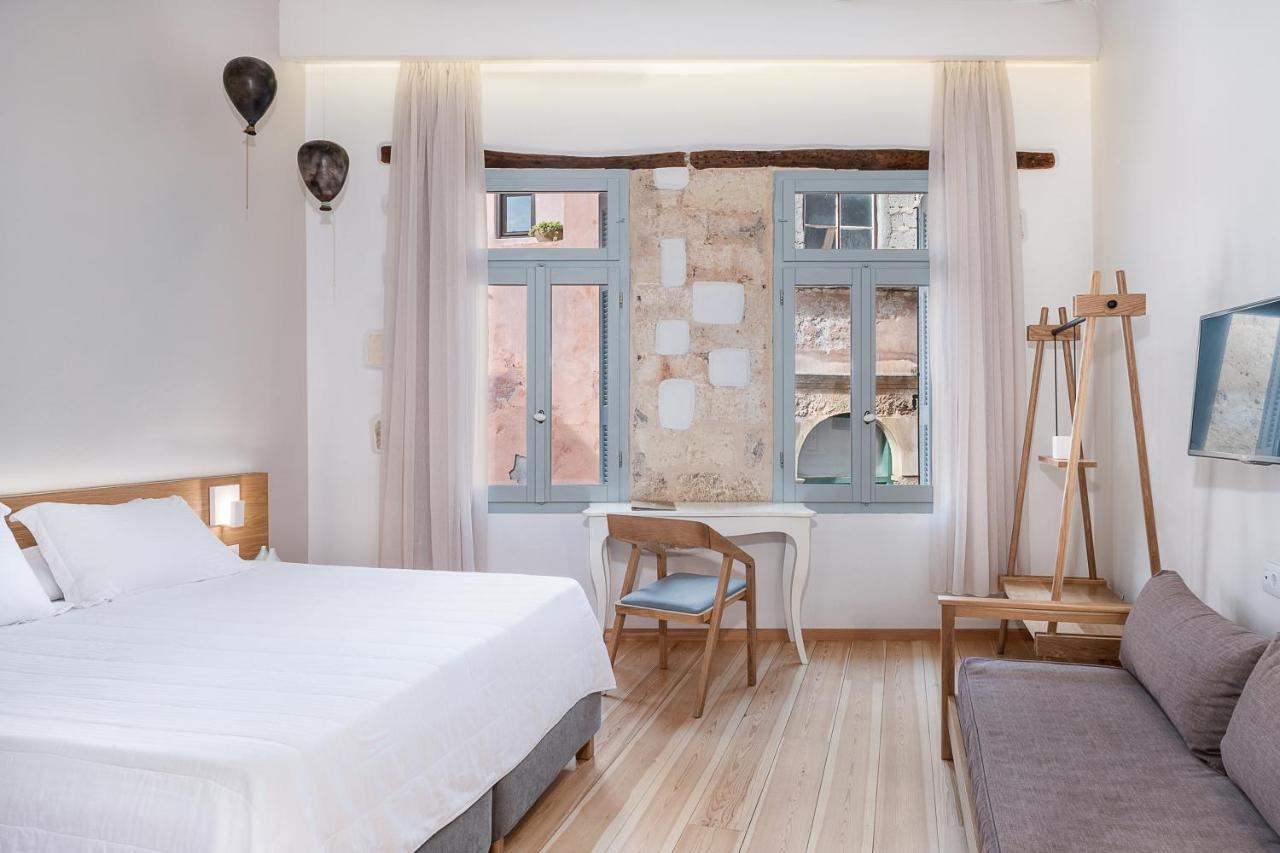 Hotel Off Hriszí Aktí Haniá Kültér fotó